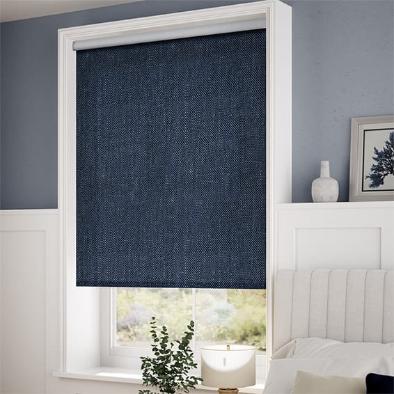 Choices Paleo Linen Vintage Indigo Roller Blind