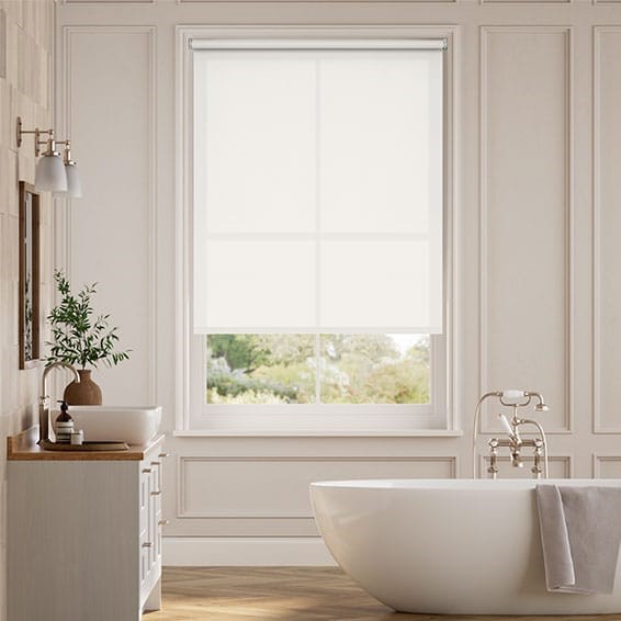 Palermo Warm White Roller Blind
