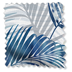 Palm Leaf Blue Roman Blind swatch image