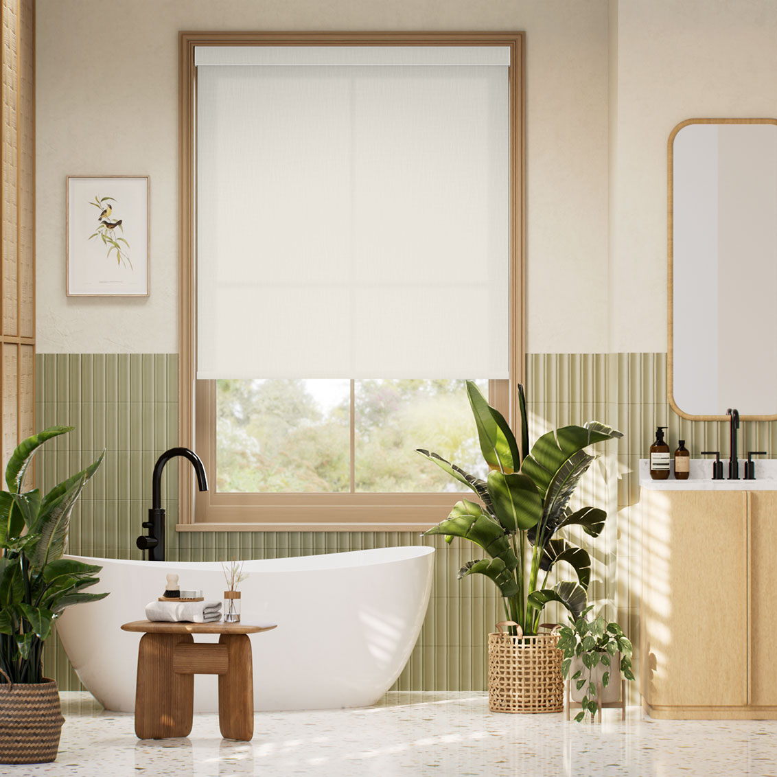 Pantone Tofu Roller Blind