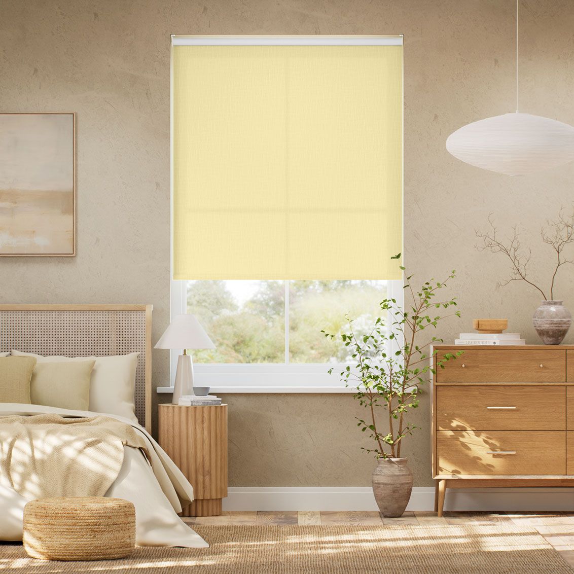 Pantone French Vanilla Roller Blind