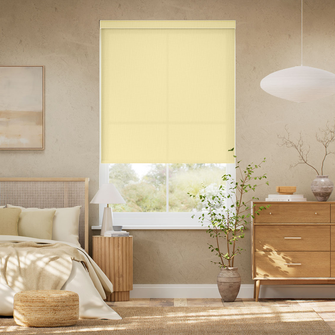 Pantone French Vanilla Roller Blind