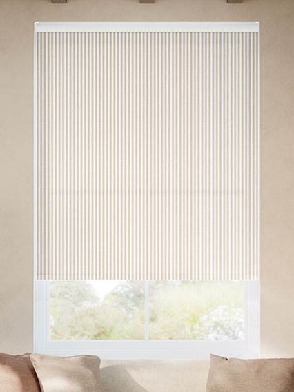 Pantone Tapioca - Fine Stripe Roller Blinds thumbnail image