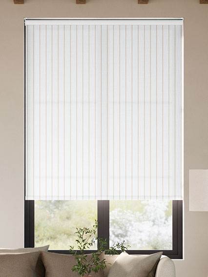 Pantone Tapioca - Needle Stripe Roller Blinds thumbnail image