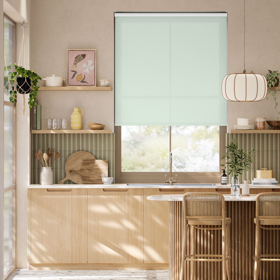 Pantone Dewkist Roller Blind