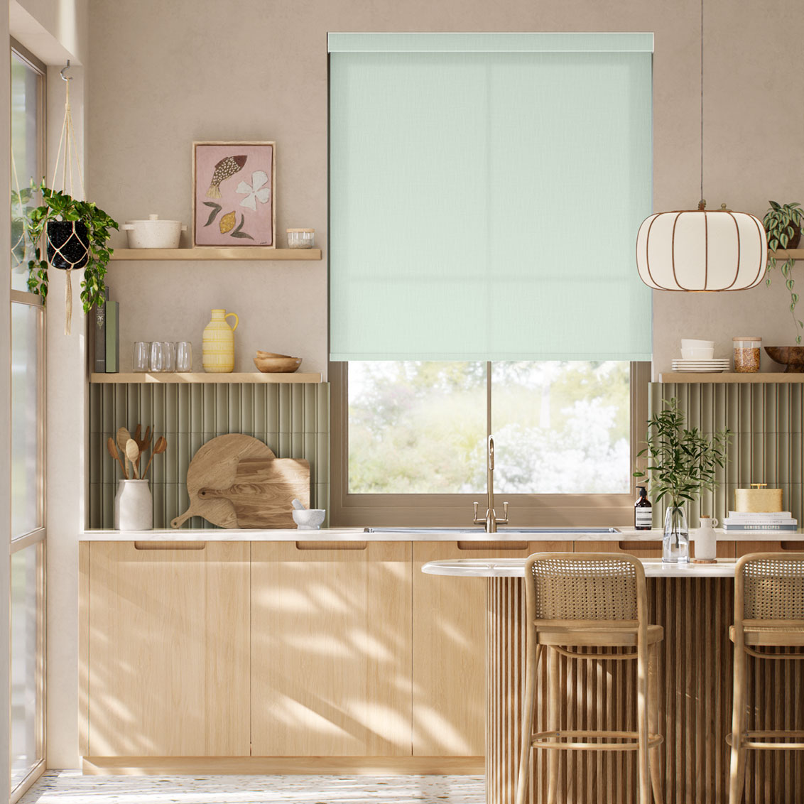 Pantone Dewkist Roller Blind