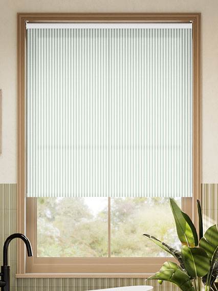 Pantone Dewkist - Fine Stripe Roller Blinds thumbnail image
