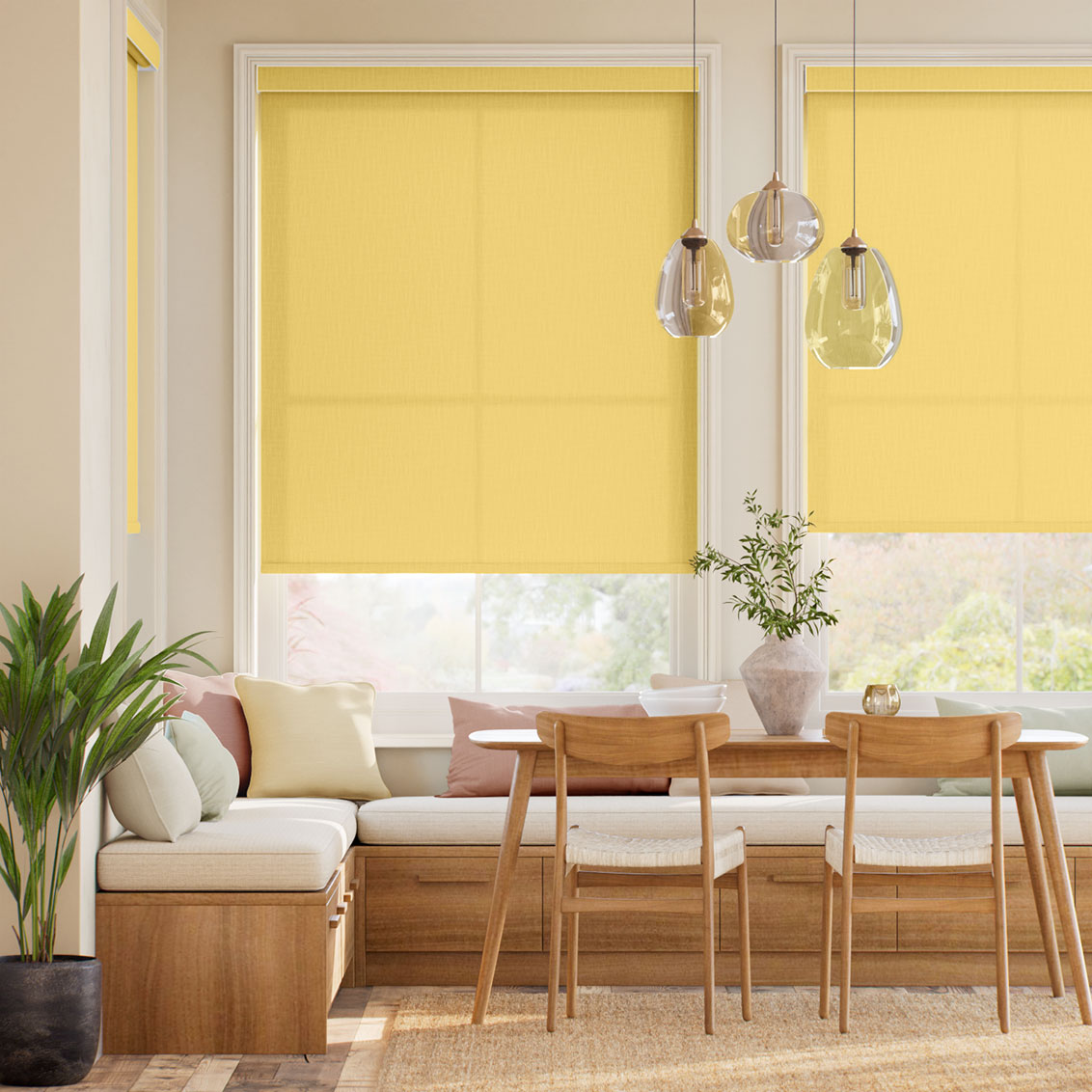 Pantone Cream Gold Roller Blind