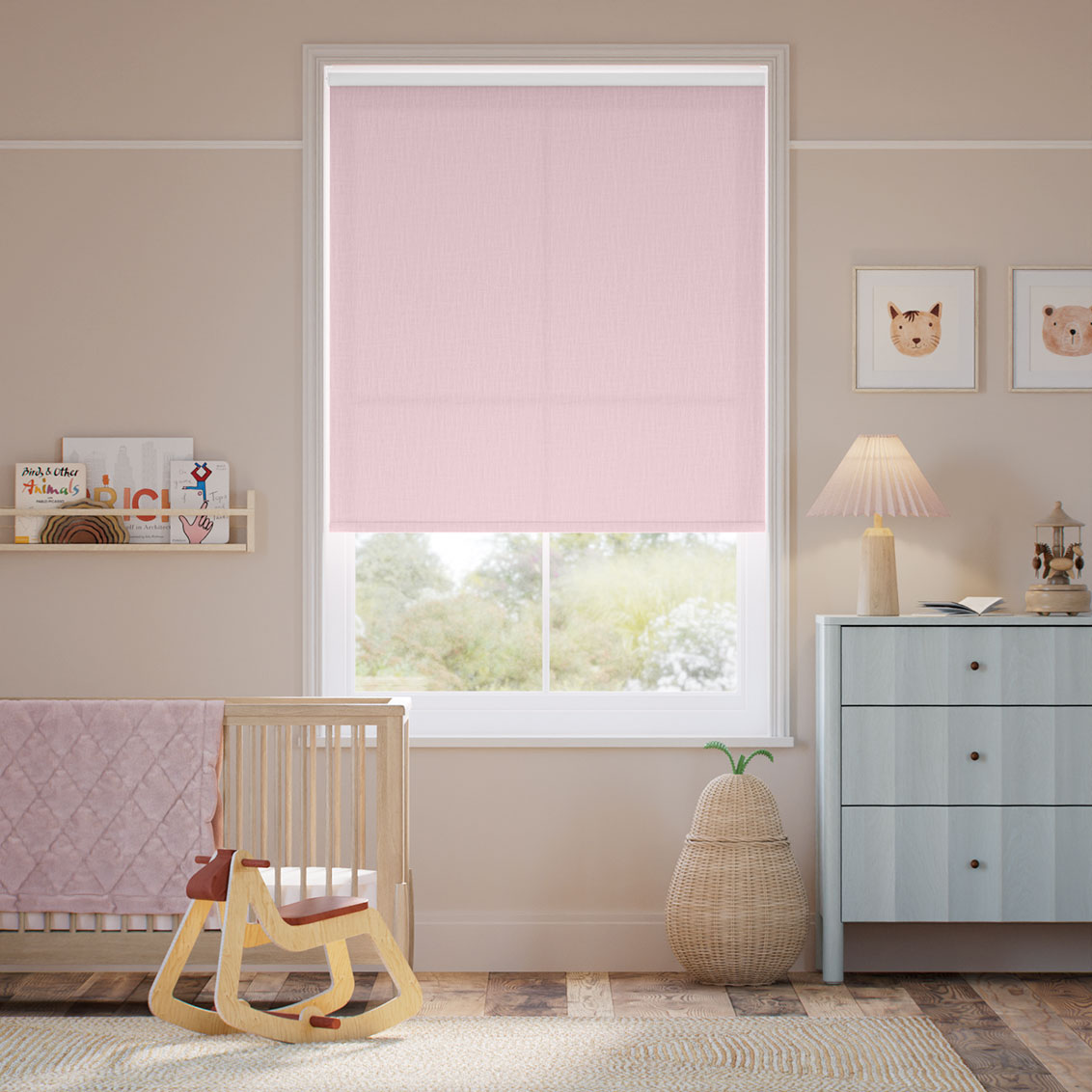 Pantone Pale Lilac Roller Blind