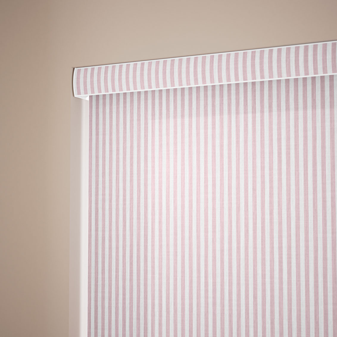 Pantone Pale Lilac - Fine Stripe  Roller Blind