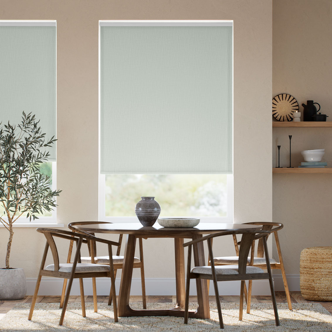 Pantone Foggy Dew Roller Blind