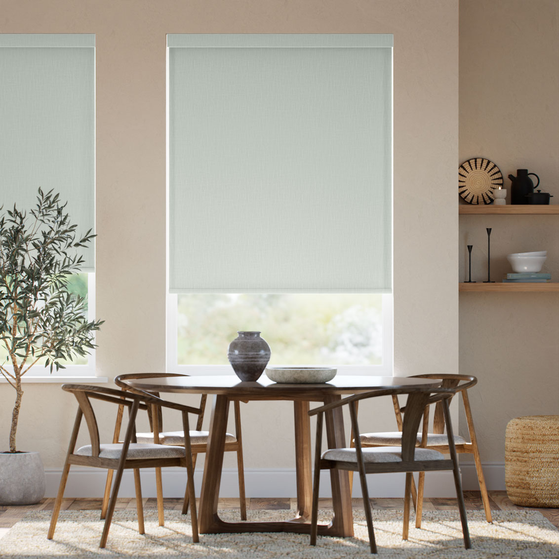 Pantone Foggy Dew Roller Blind