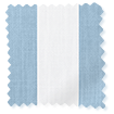 Pantone Dream Blue - Block Stripe Roller Blind sample image