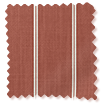 Pantone Redwood - Deep Needle Stripe Roller Blind sample image