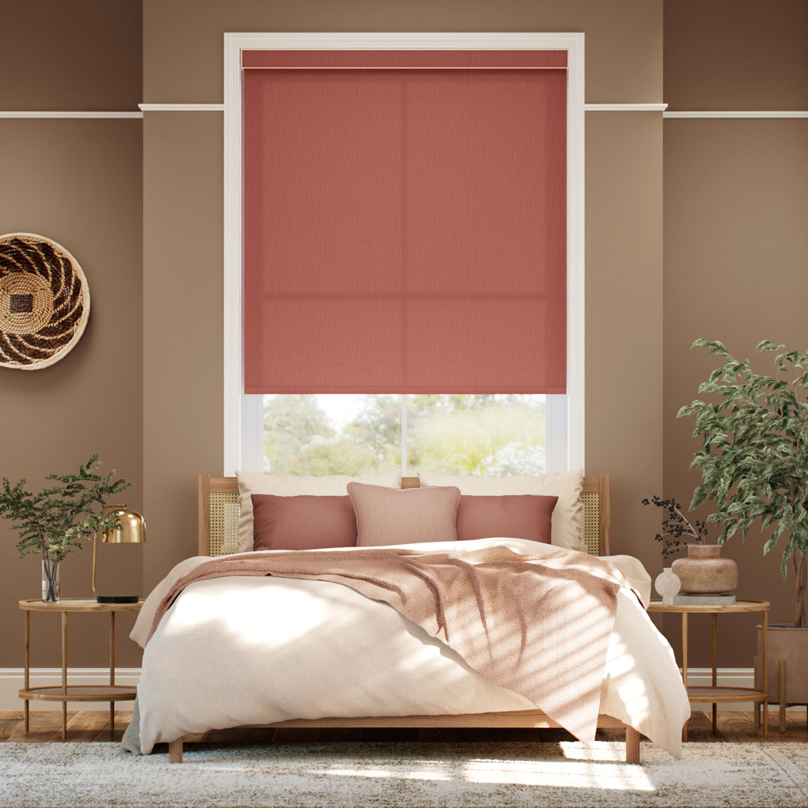 Pantone Redwood Roller Blind