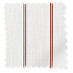 Pantone Redwood - Needle Stripe Roman Blind sample image