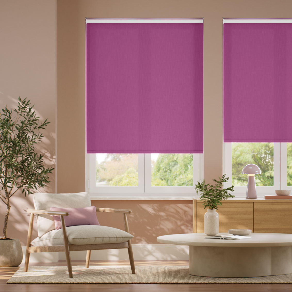 Pantone Vivid Viola Roller Blind