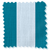 Pantone Mosaic Blue - Block Stripe  Roller Blind sample image