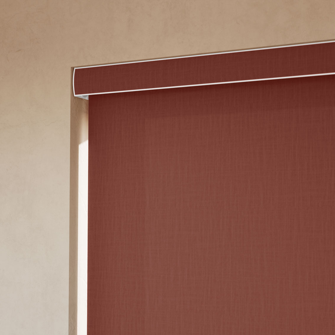 Pantone Roasted Russet Roller Blind