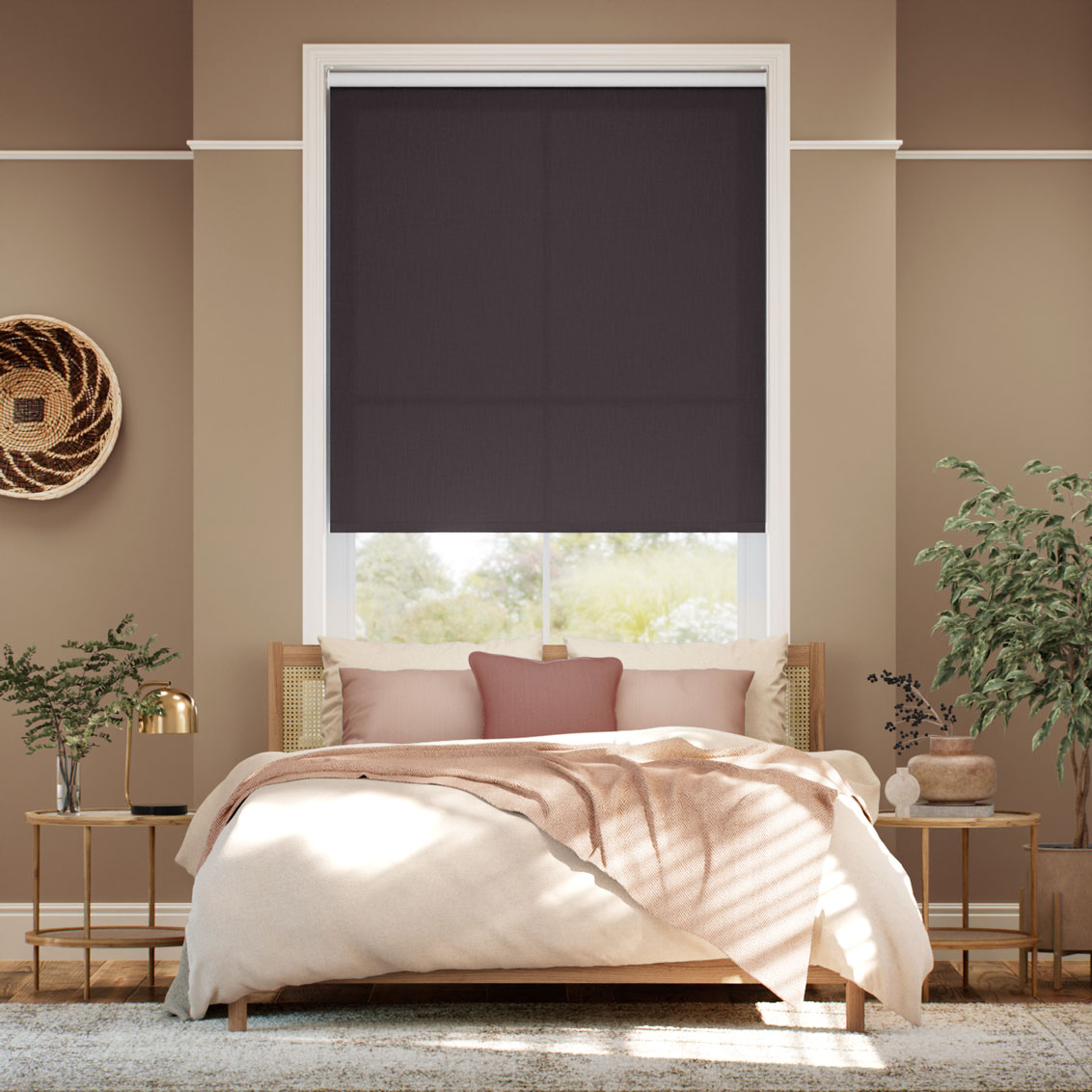 Pantone Black Bean Roller Blind