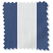 Pantone True Navy - Block Stripe Roman Blind sample image