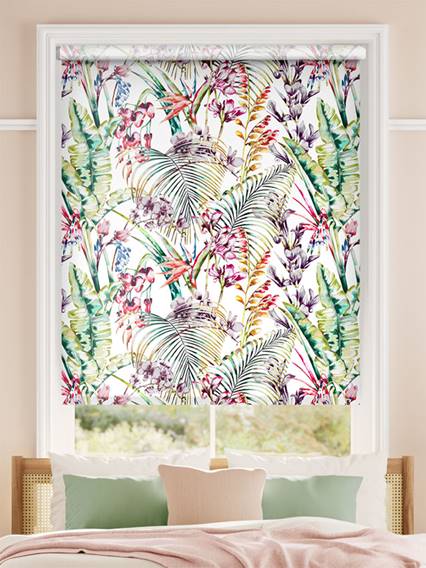 Twist2Go Paradise Botanical Flamingo Roller Blind thumbnail image