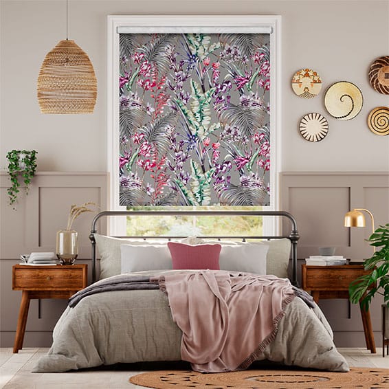 Twist2Go Paradise Botanical Raspberry Roller Blind