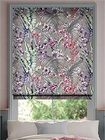 Electric Paradise Botanical Raspberry Roman Blind thumbnail image