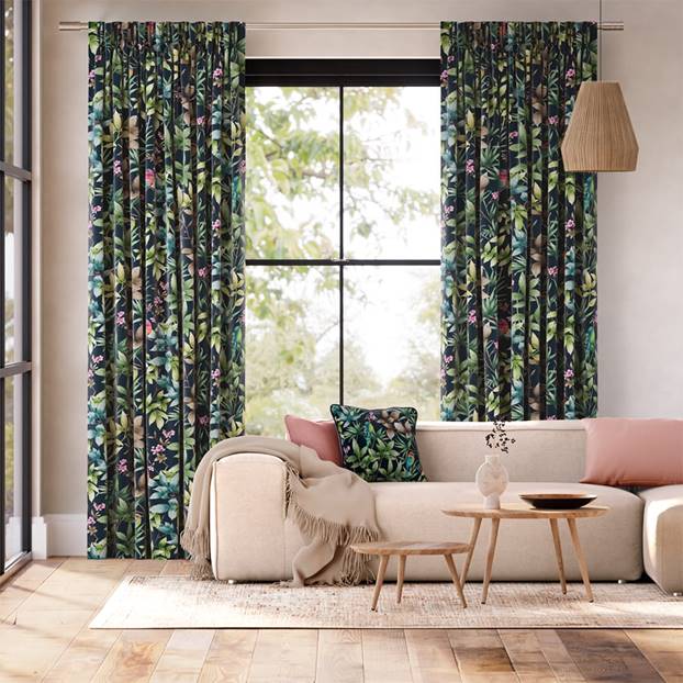 Paradiso Teal Curtains thumbnail image