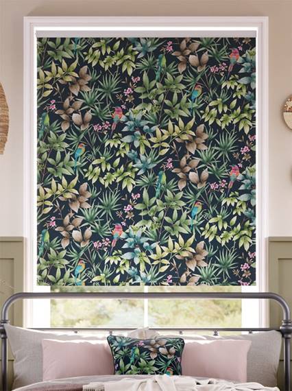 Paradiso Teal Roller Blind thumbnail image