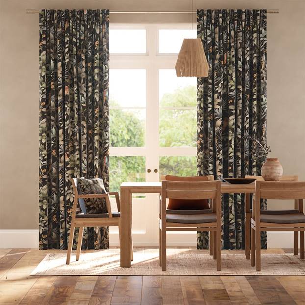 Paradiso Velvet Charcoal Curtains thumbnail image