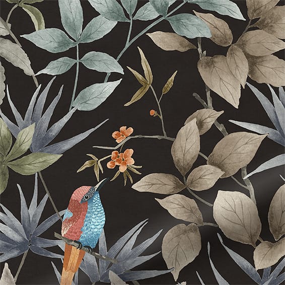 Charcoal Faux Velvet Unlined Curtain 140x218cm