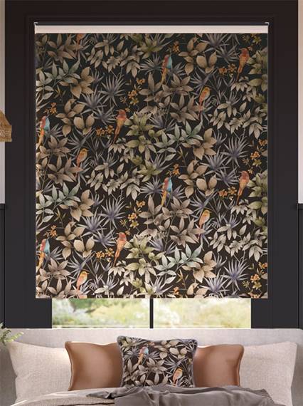 Paradiso Velvet Charcoal Roller Blind thumbnail image