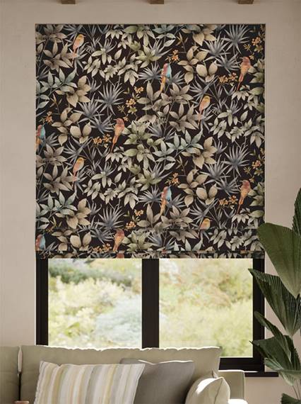 Paradiso Velvet Charcoal Roman Blind thumbnail image