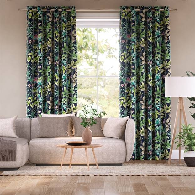 Paradiso Velvet Midnight Curtains thumbnail image