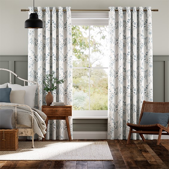 Parterre Off White Seaspray Curtains