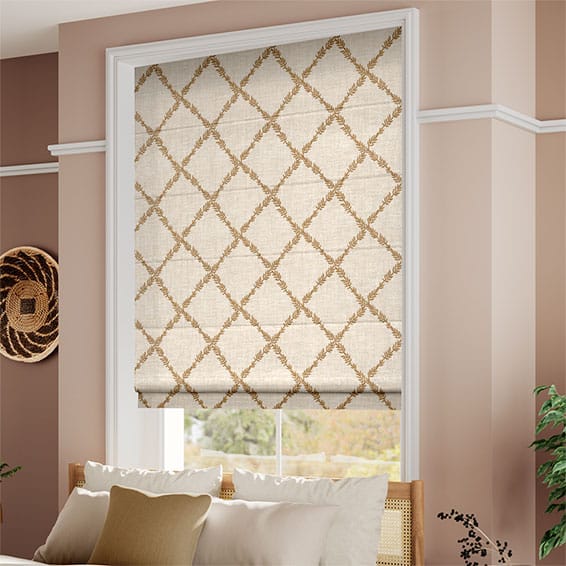 Pennorth Amber Roman Blind