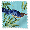 Peonybloom Aqua Roman Blind sample image