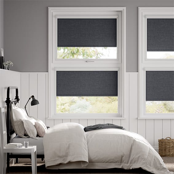 PerfectFIT Canali Blackout Charcoal Grey Roller Blind