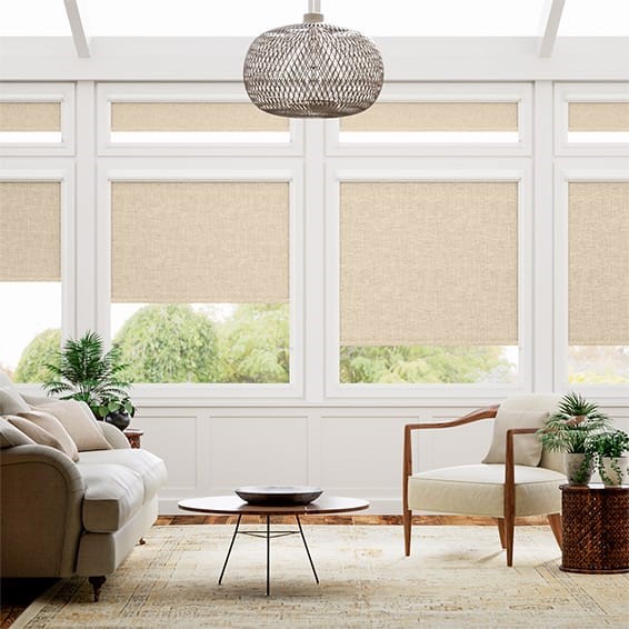 PerfectFIT Canali Blackout Sandcastle Conservatory Roller Blind