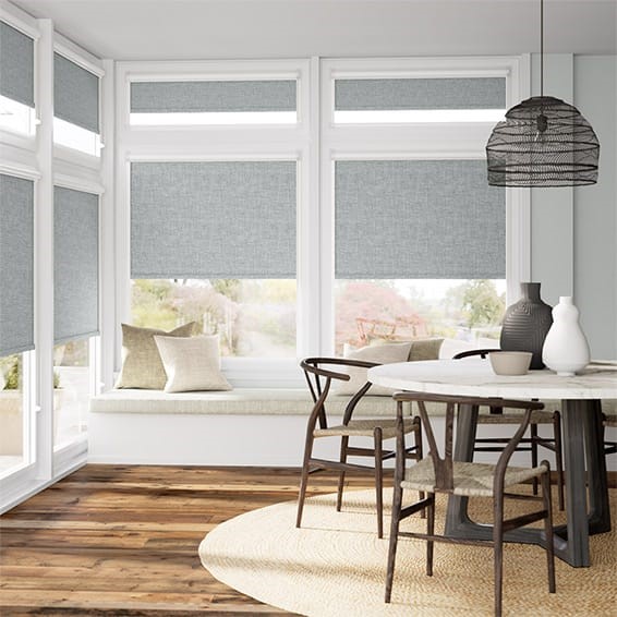 PerfectFIT Canali Blackout Silver Grey Roller Blind