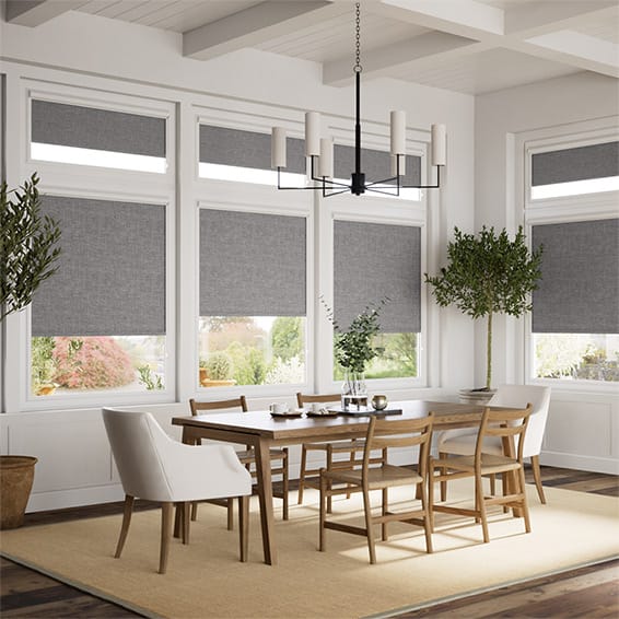 PerfectFIT Canali Blackout Steeple Grey Conservatory Roller Blind