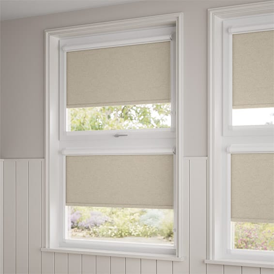 PerfectFIT Chromium Thermal Blackout Biscuit Roller Blind