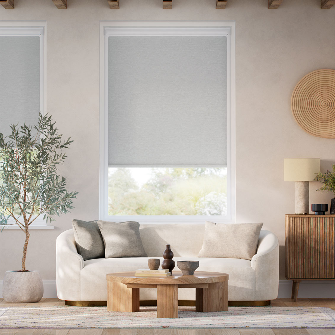 Perfect Fit® Detroit Blackout Alloy Grey Roller Blind