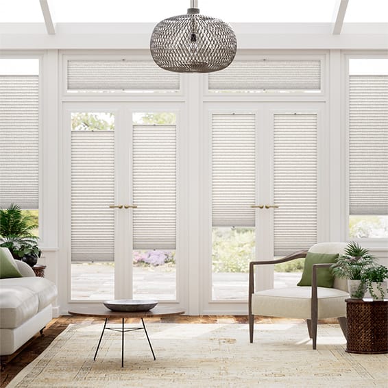 PerfectFIT DuoShade Crackle Alabaster Thermal Conservatory Blind