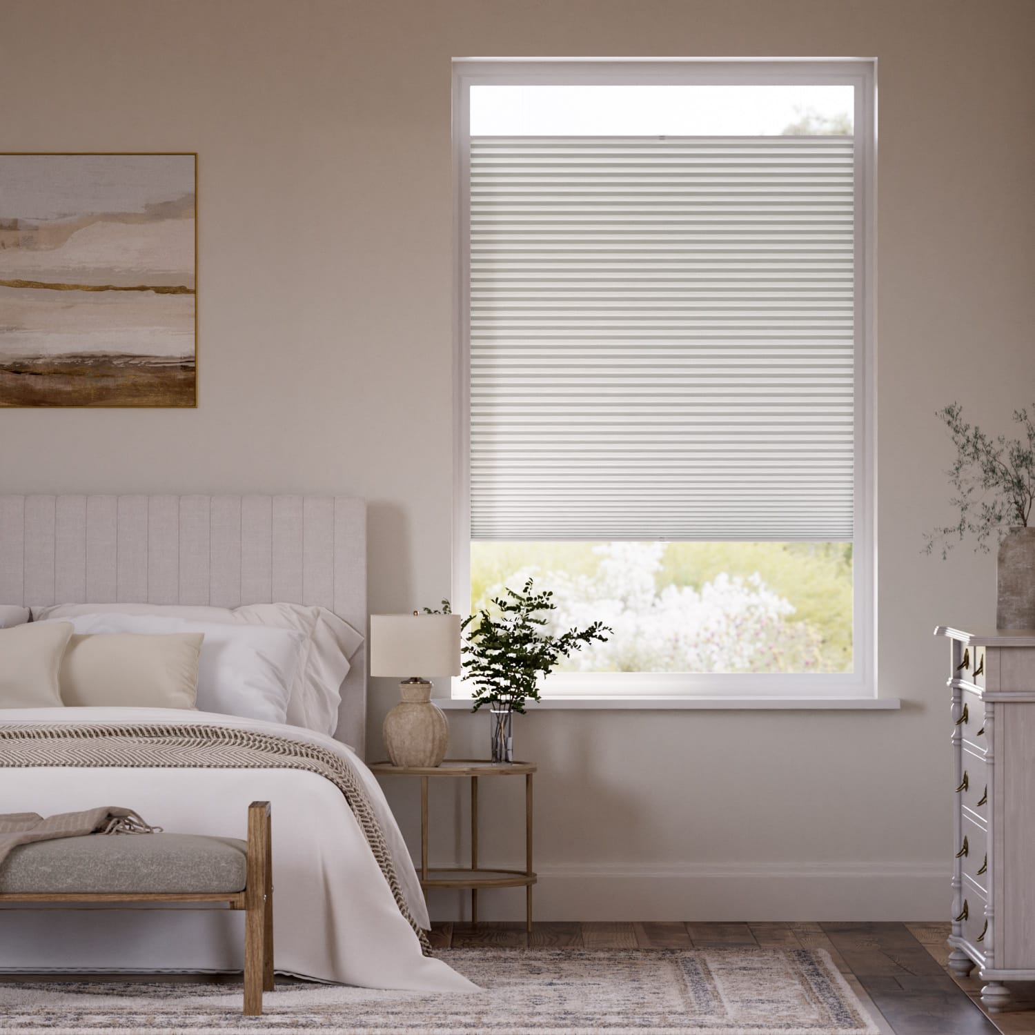 PerfectFIT DuoLight Cloud White Thermal Blind