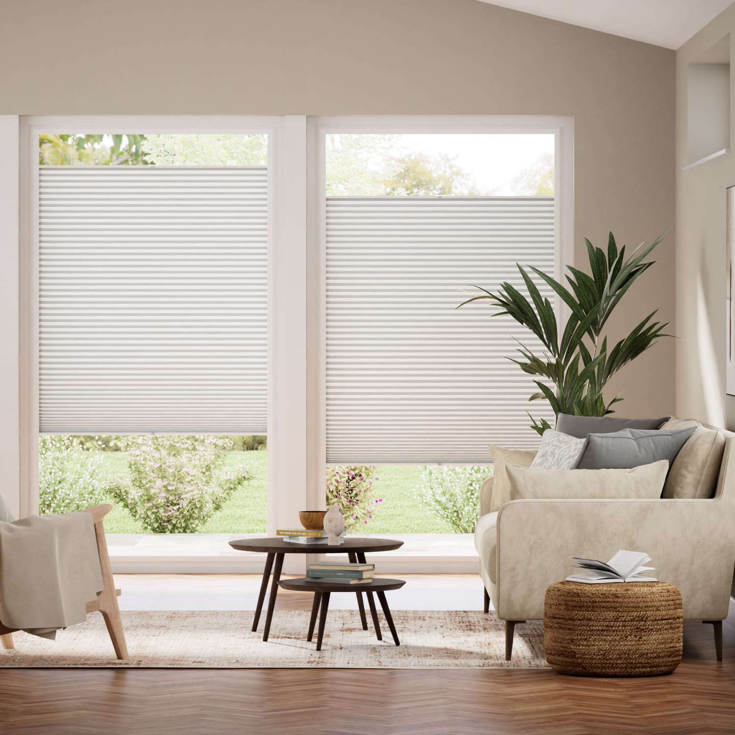 PerfectFIT DuoLight Cloud White Thermal Conservatory Blind