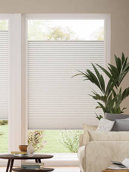 PerfectFIT DuoLight Cloud White Conservatory  Perfect Fit Pleated thumbnail image