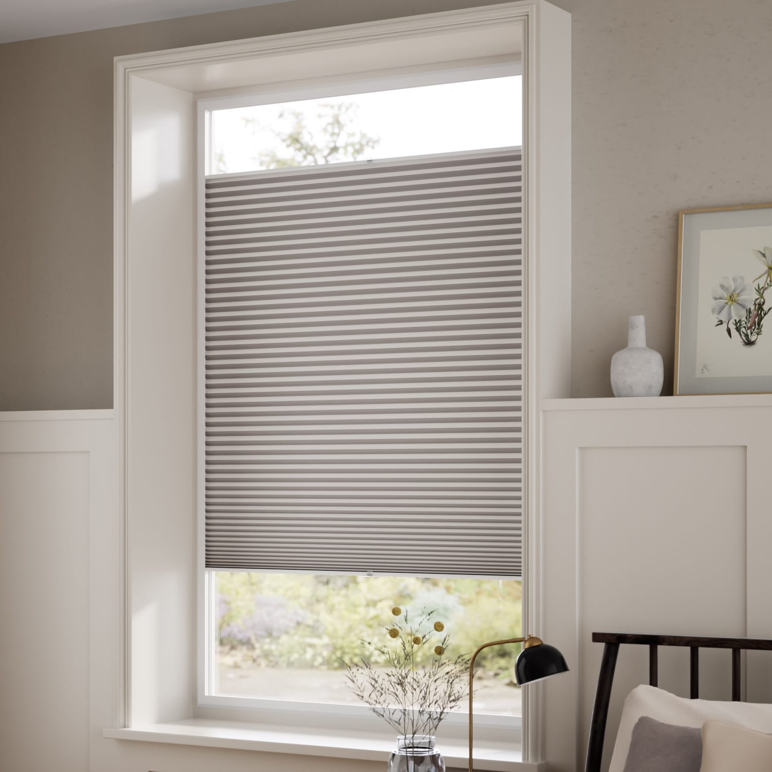 PerfectFIT DuoLight Deep Grey Thermal Blind