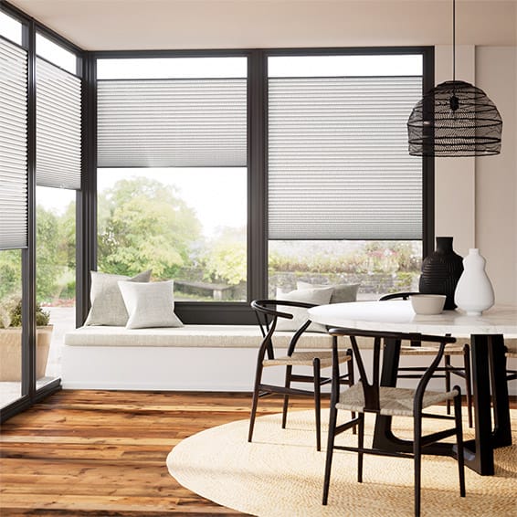 PerfectFIT DuoLight Strie Soft Grey Thermal Blind